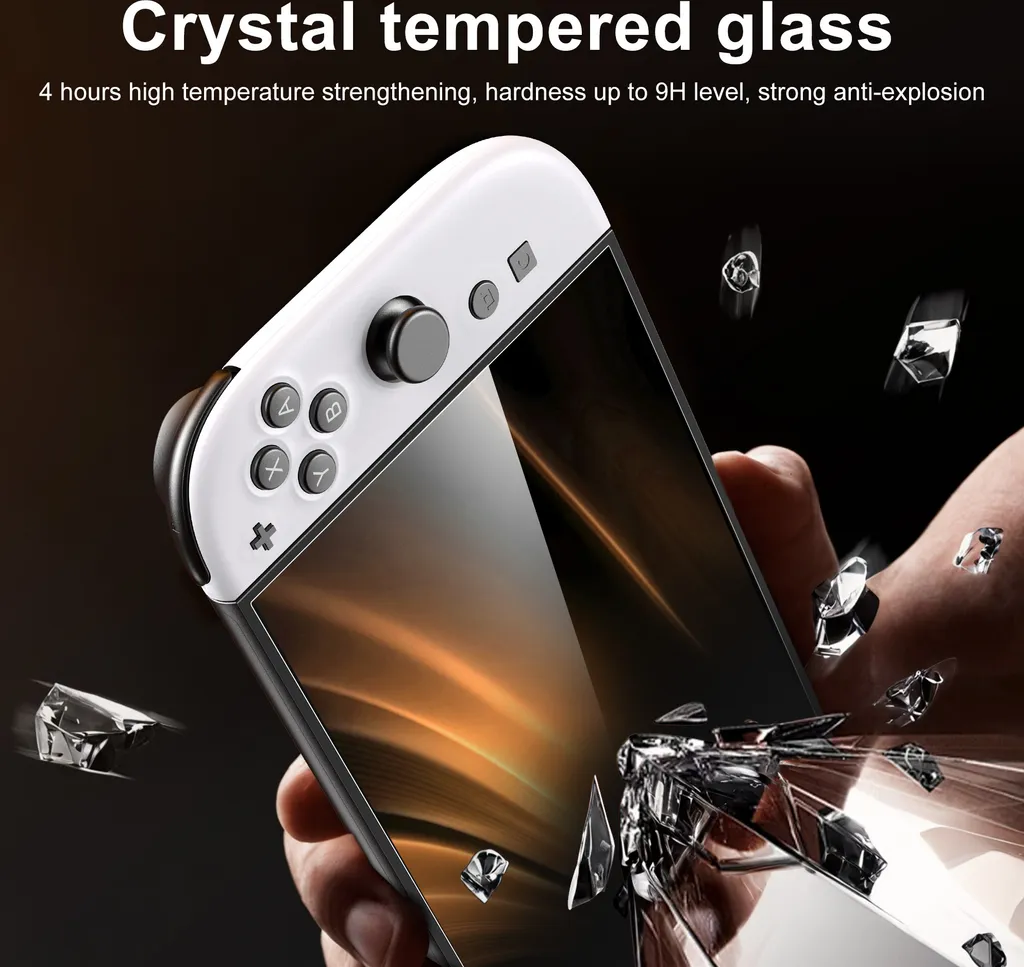 amFilm Pellicola Protettiva (3 Pezzi) per Nintendo Switch OLED Model