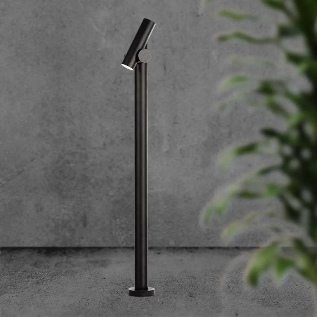 Balisage Allée Jardin 100cm Design Noir LED 4W Éclairage IP44 4000K