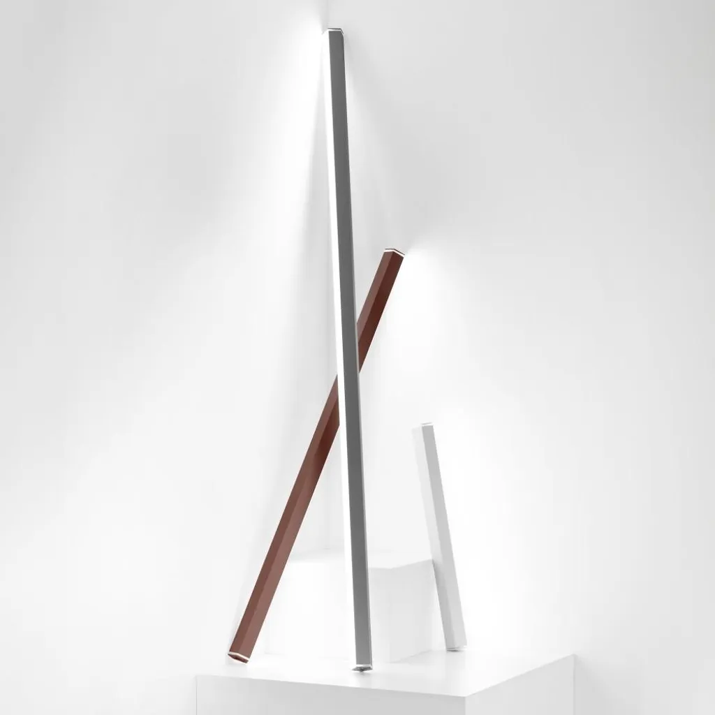 Lampadaire de Jardin sans Fil Rechargeable Pencil Zafferano Blanc Portable