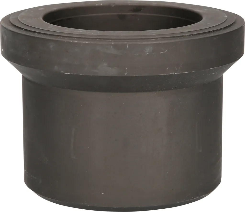 Cloche rétractable ajustable Ø108 mm en caoutchouc robuste noir EPDM