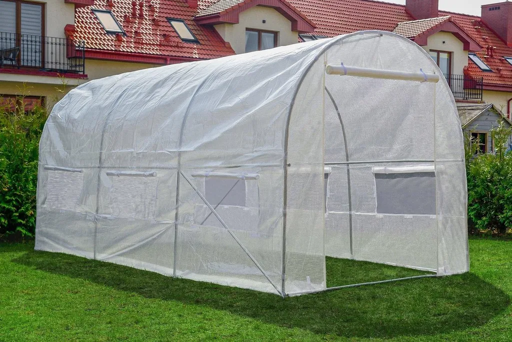 Serra da Giardino Premium 4,5x2m Bianca: Eleganza e Funzionalità - 7