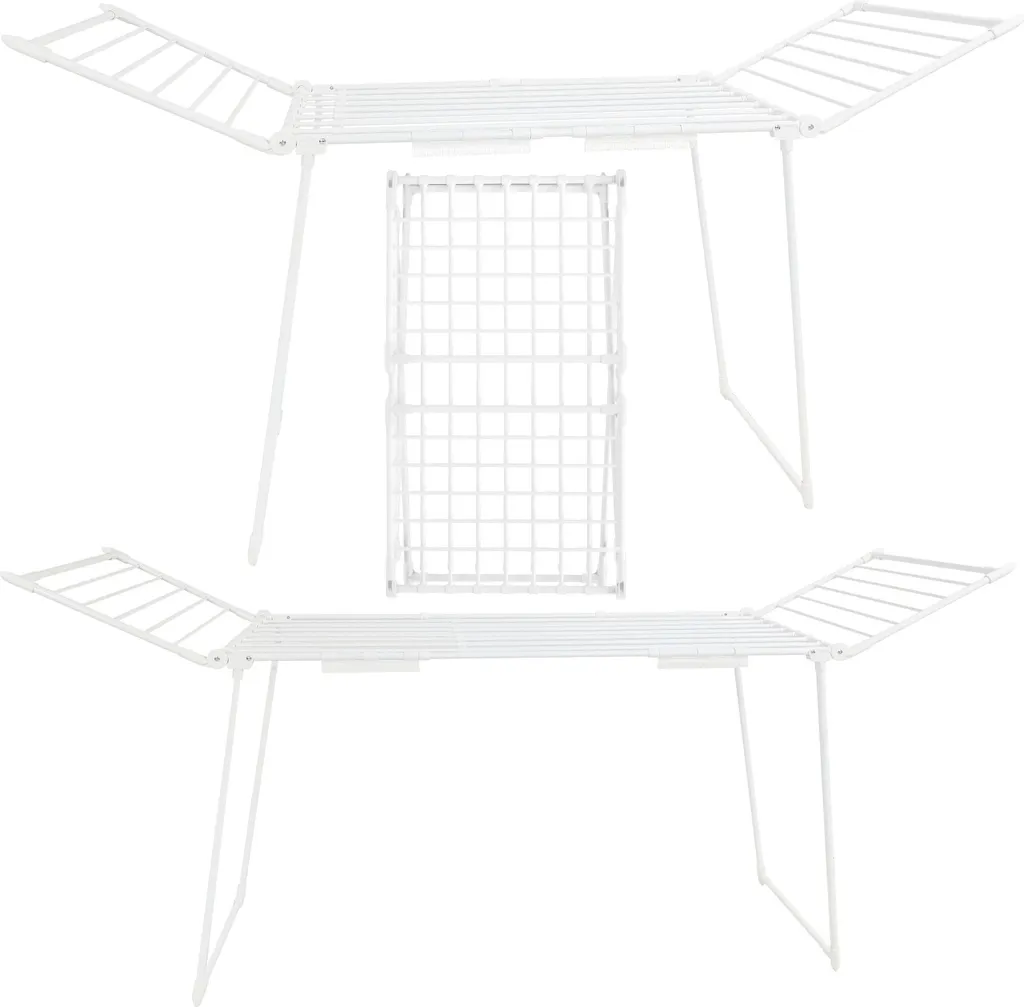 ADAJA Sèche-Linge Télescopique Blanc Modèle Extensible Modulable 105cm