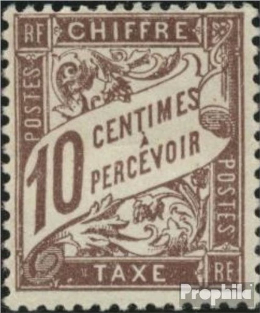 Briefmarken Frankreich 1893 Mi P29x gestempelt Portomarken