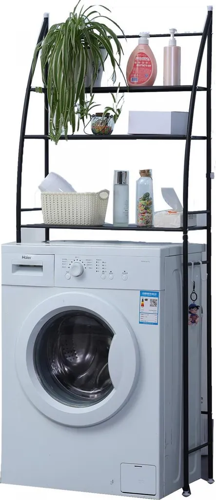 Etagère Salle de Bain 3 Niveaux Noir Mat : Rangement Stable et Durable