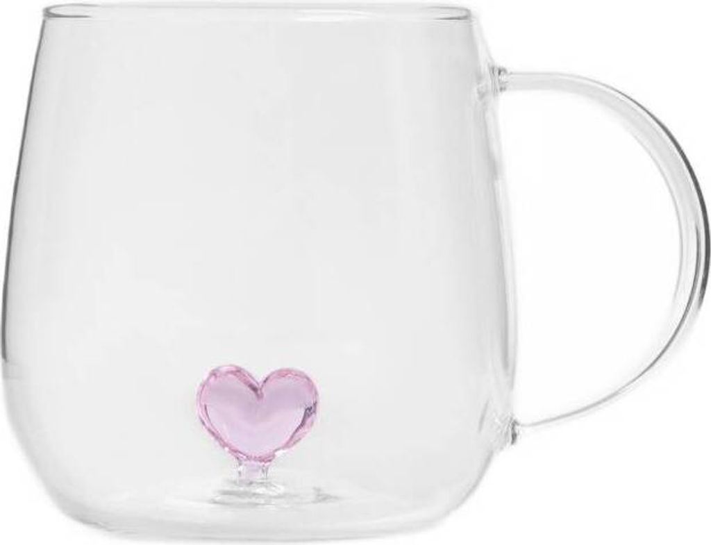 Sklenená nádoba Homla CORAZON s rúčkou, objem 400 ml Obrázok produktu 