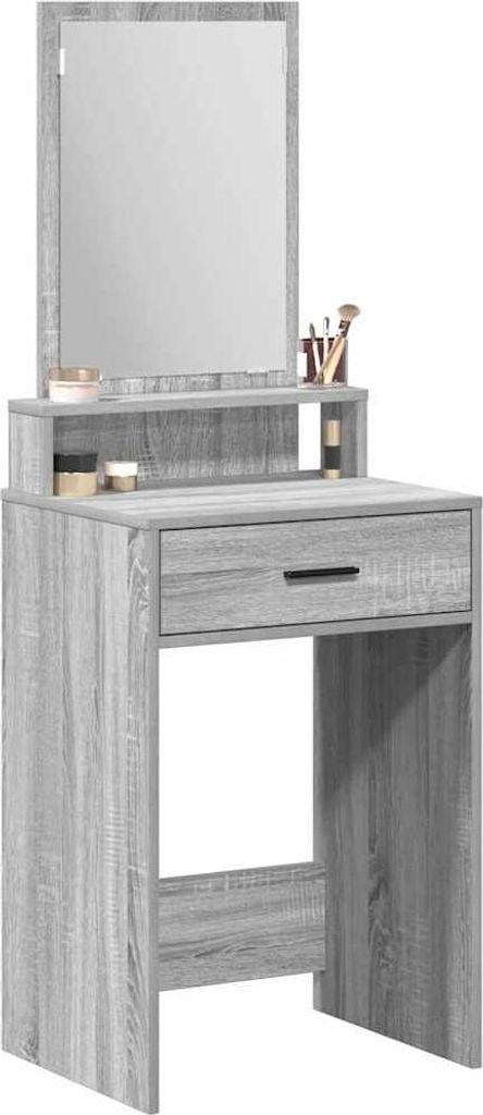 vidaXL Schminktisch Graues Sonoma 50 x 41 x 140 cm Holzwerkstoff