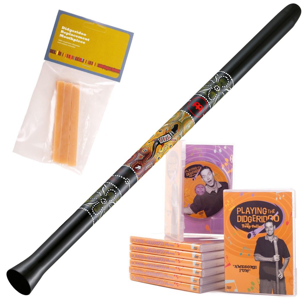 Kunststoff Didgeridoo Schwarz – Mit Lehrmaterial und Tragetasche