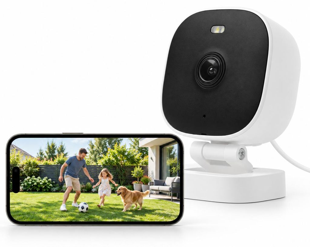 2K bewakingscamera voor buiten, WLAN-camera voor buiten met Productafbeelding 
