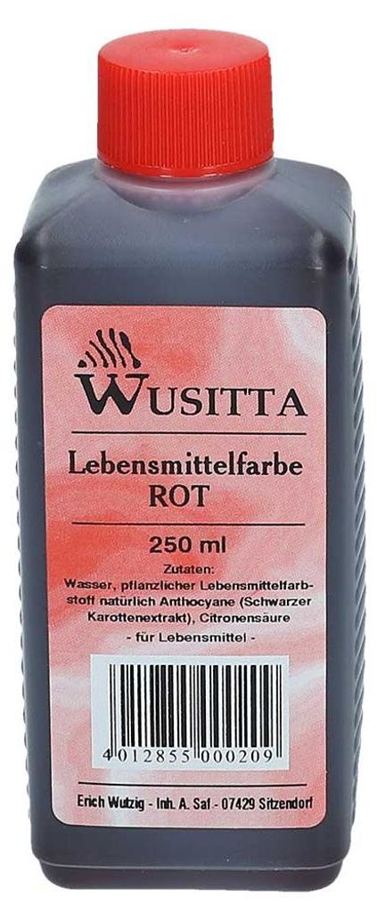 Wutzig barwnik spożywczy czerwony 250ml Zdjęcie produktu 