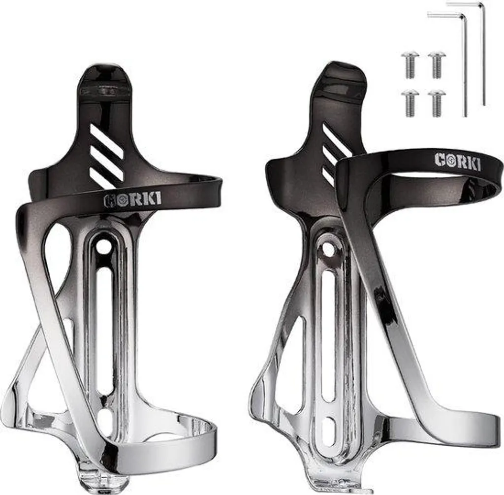 Porte-bidon aluminium ultra léger noir multicolore design aérodynamique