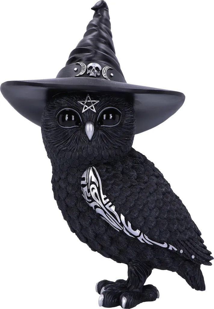 Owlocen 30 cm Cult Cuties : Déco Ésotérique pour Salon et Bureau Dark