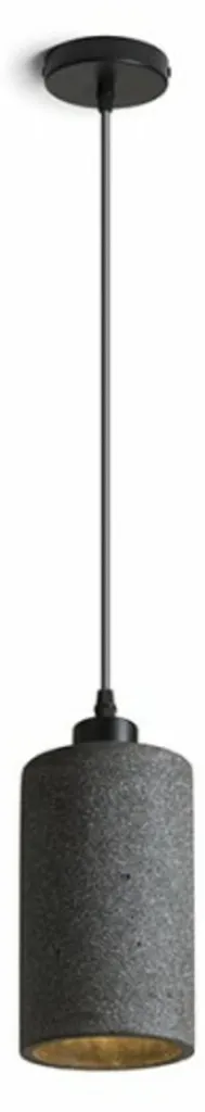 Suspension Plafonnier Industriel en Béton CAMINO LED E27 15W Gris Loft