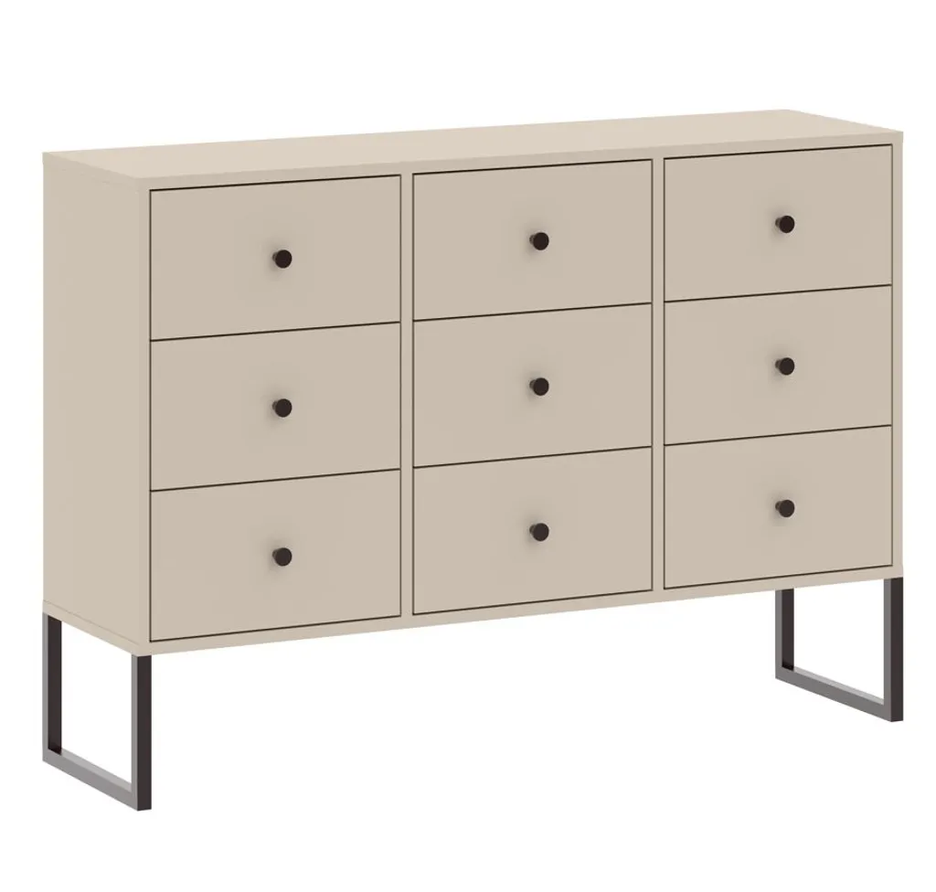 Aménager une chambre avec la commode SANGER cachemire de rangement