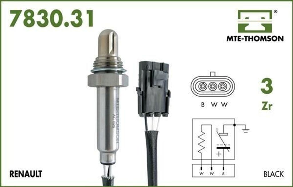 VEGAZ Lambdasonde für RENAULT KANGOO (KC0/1) Fingersonde Beheizt ULS-91
