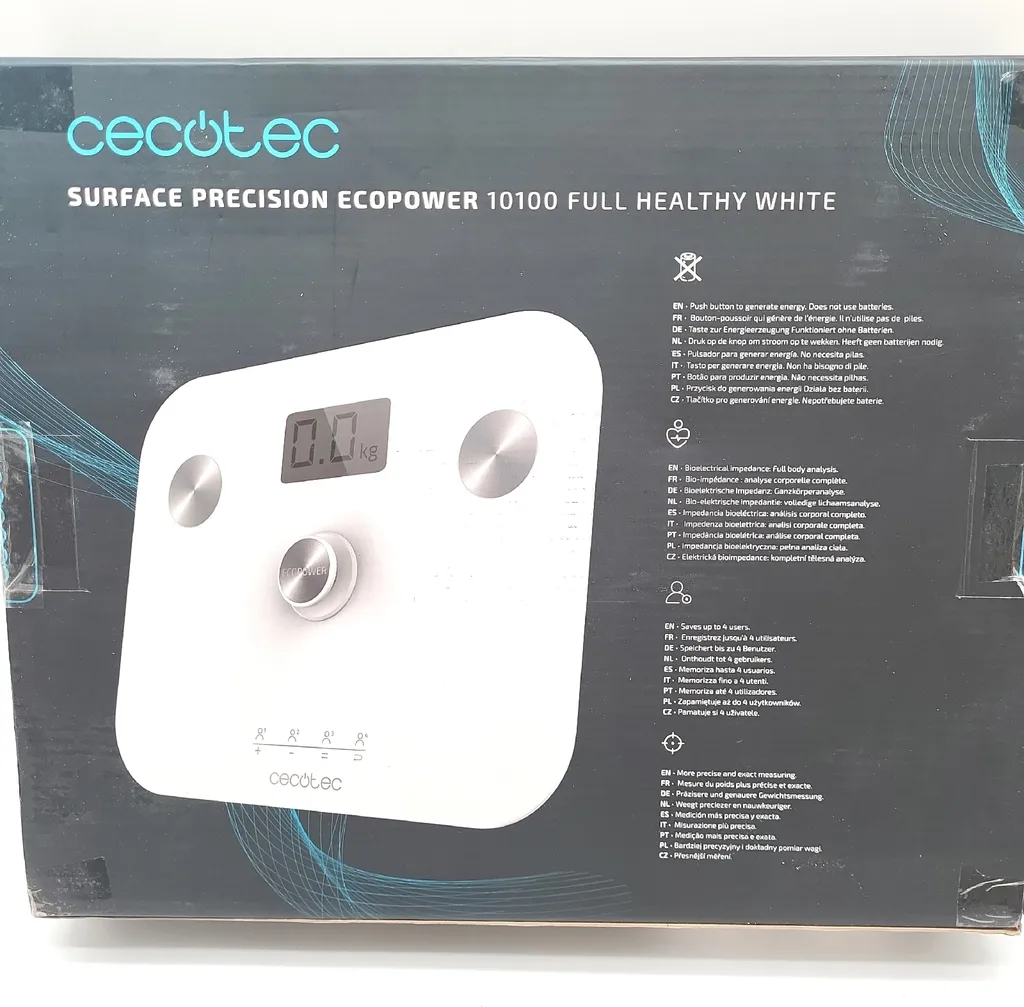 Cecotec Surface Precision EcoPower 10000 Pèse-Personne Écologique Blanc - 12
