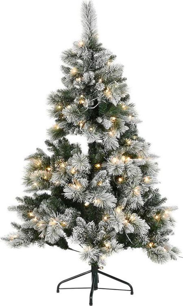 Weihnachtsbaum Home ESPRIT grün PVC Metall Verschneit 96 x 96 x 150 cm