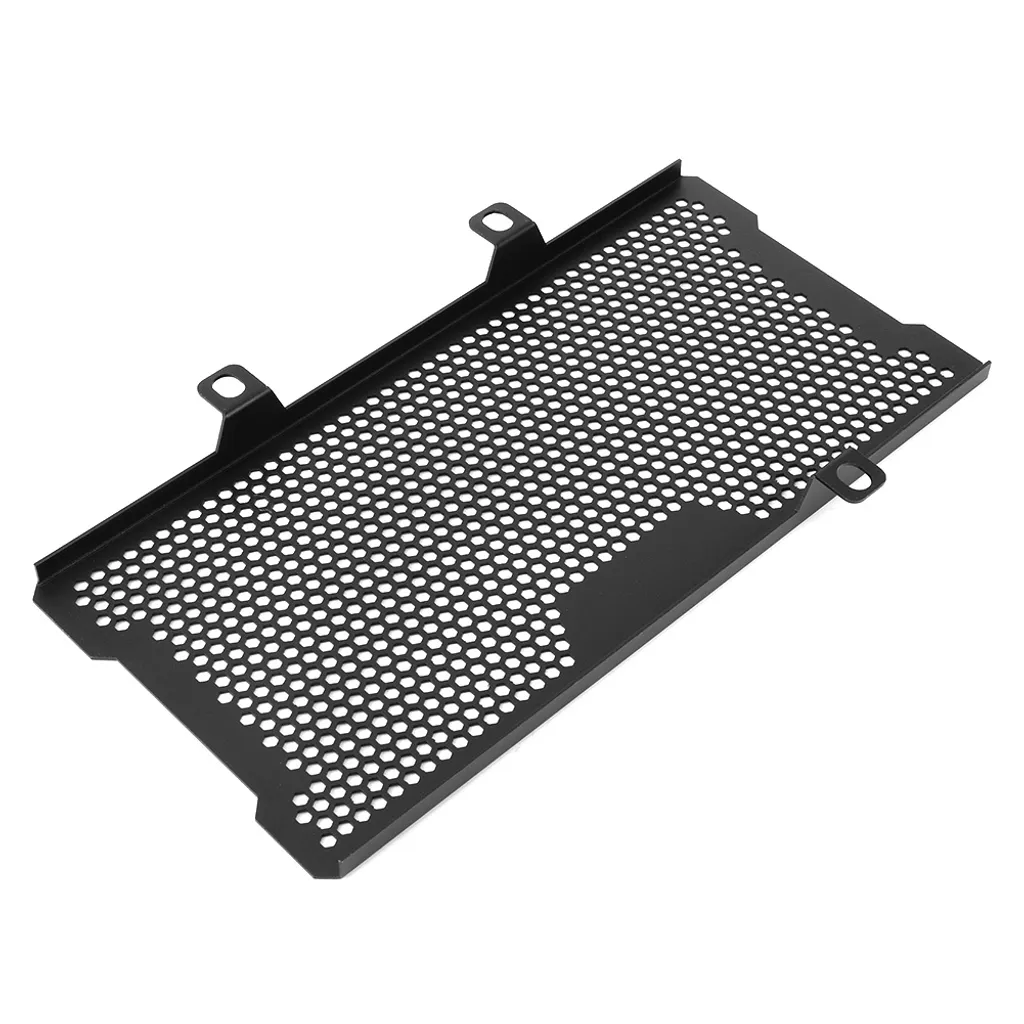 Protection de radiateur moto rigide en acier inoxydable contre projections