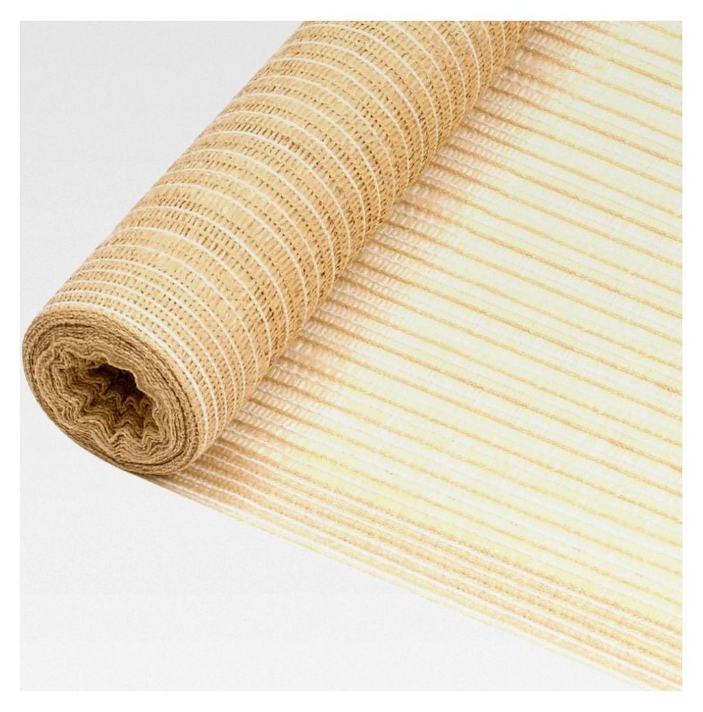 Sichtschutznetz für Garten, Balkon und Terrasse, Beige 1,2x25m HDPE 195g/m²