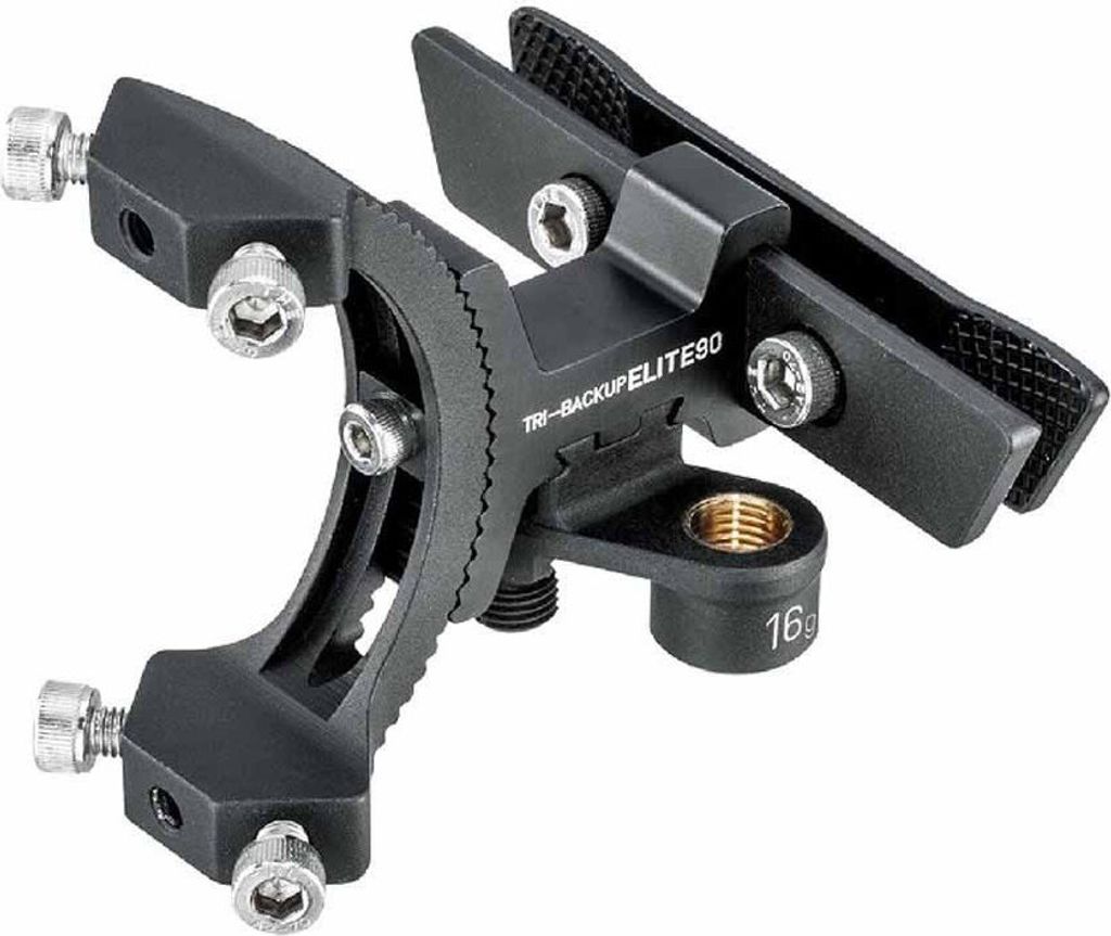 Topeak Tri-backup Elite 90 Flaschenhalter Schwarz Schwarz One Size