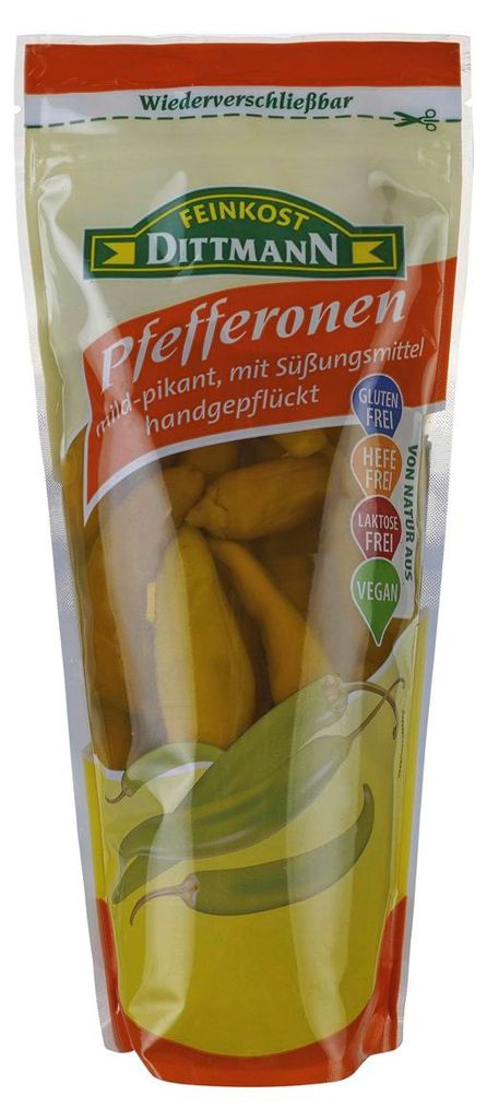 Feinkost Dittmann Pfefferonen mild, 5er Pack (5 x 500g)