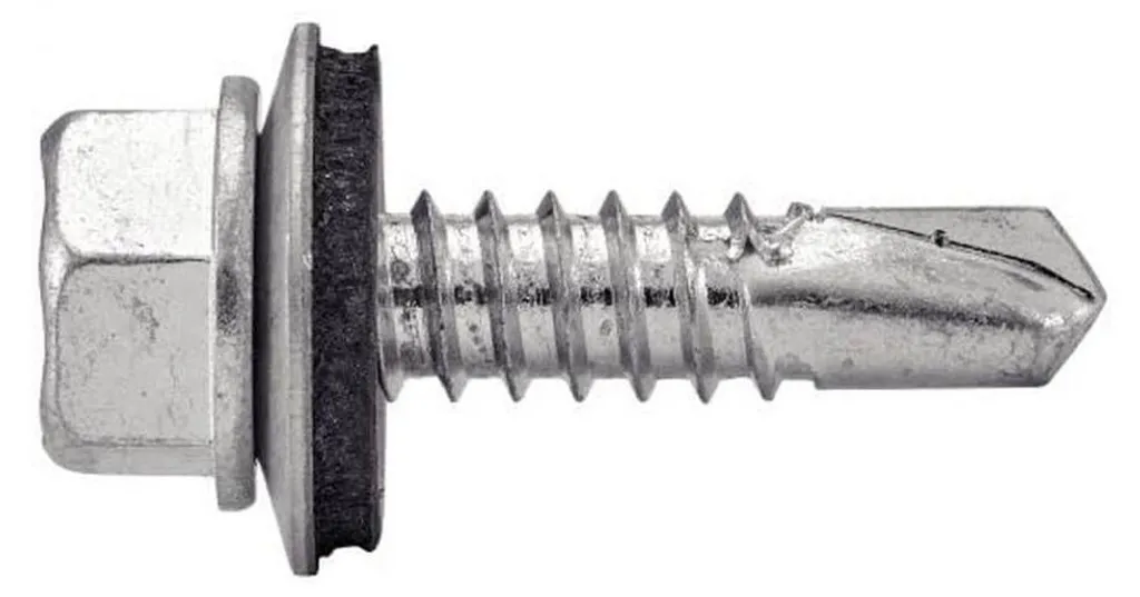 Vis Autoperceuse avec Rondelle Étanche 6.3x100mm pour Stopper Infiltrations
