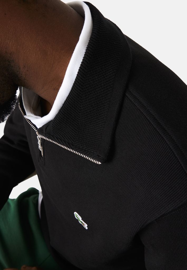 Lacoste Pullover Sweatshirt mit Stehkragen und Produktbild 9