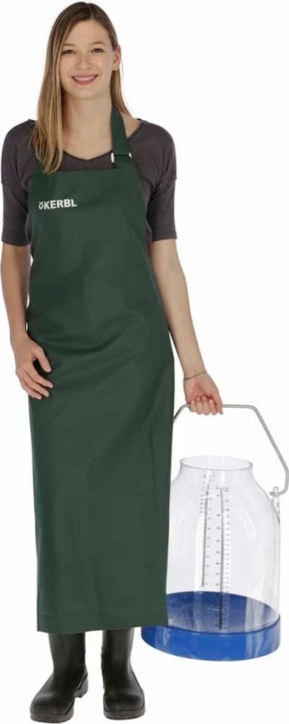 Kerbl Melkschürze Premium 125 x 118 cm Grün 15614 Produktbild 