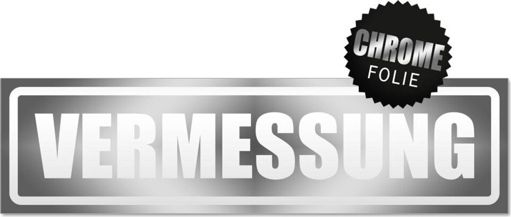 Vermessung invertiert Magnetschild Schild magnetisch