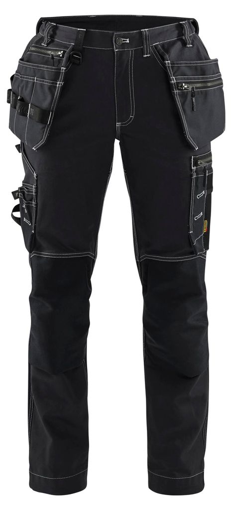 Blakläder Damen Handwerker Arbeitshose mit Stretch 7130, Farbe:Schwarz, Größe:D23