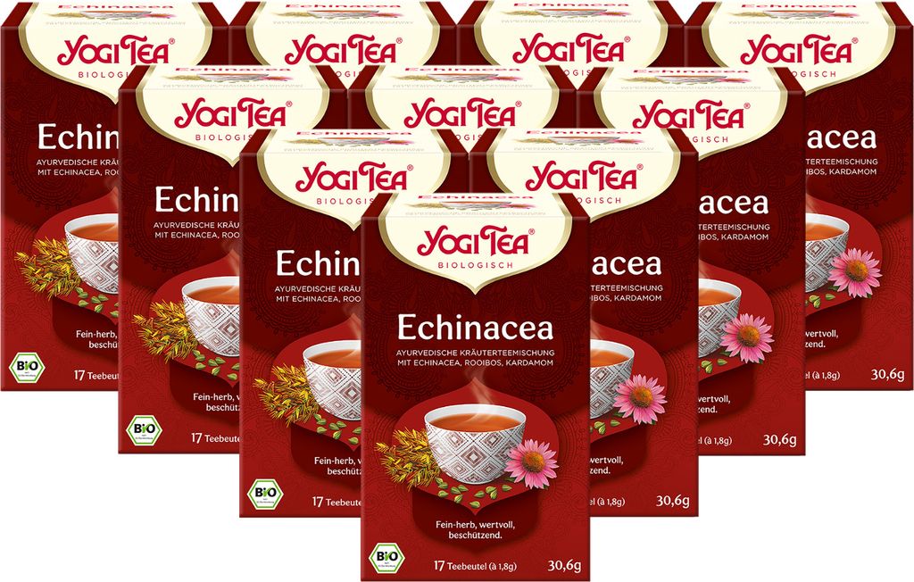 10 xYOGI TEA Echinacea | 10 x 30,6g