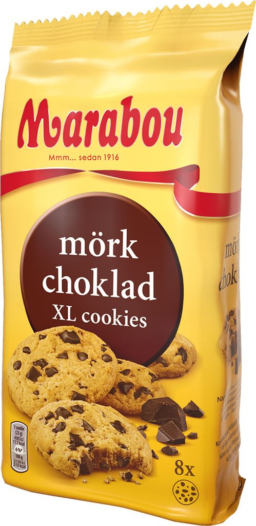 Marabou Mörkchoklad XL Cookies 8er