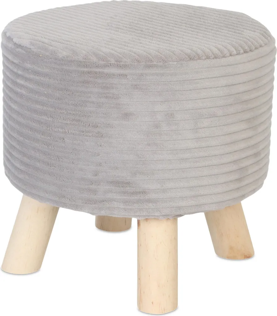 Pouf de salon Relaxdays repose-pieds confortable pour coin lecture