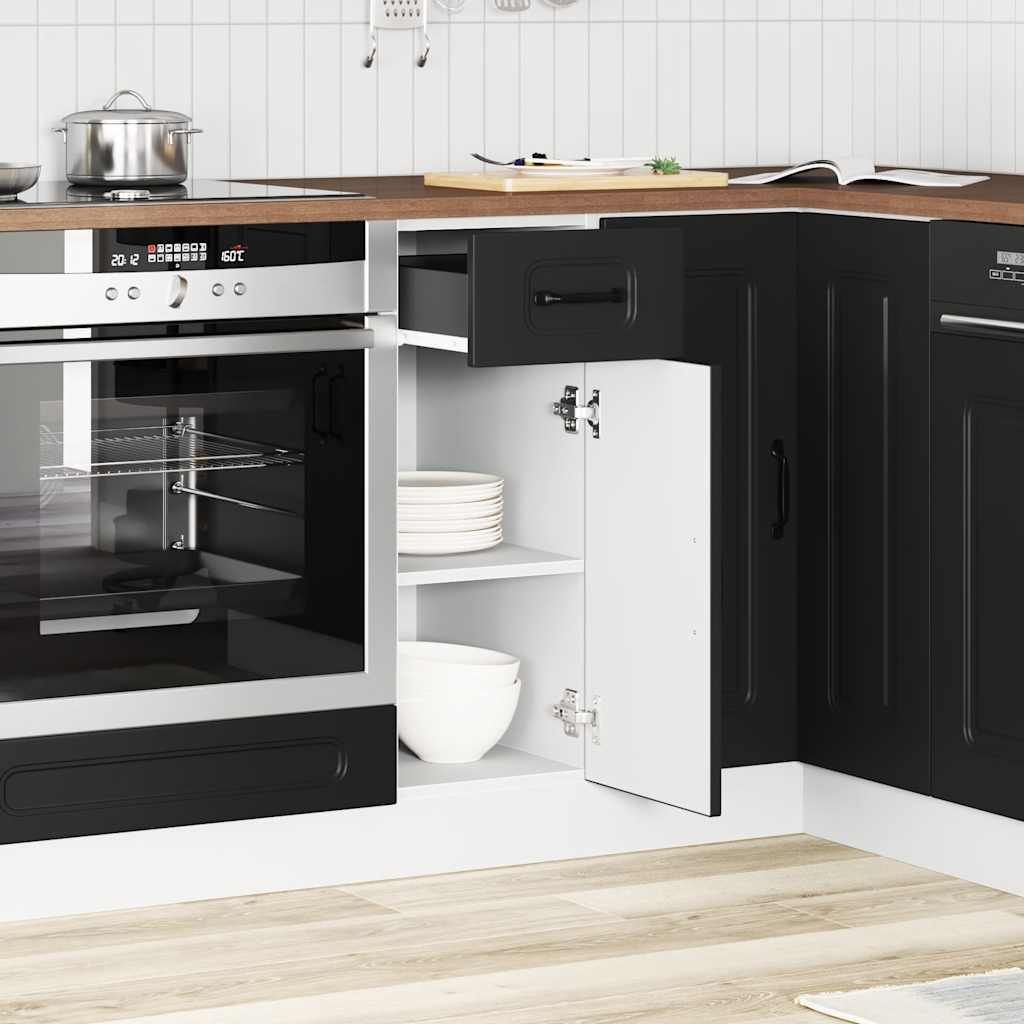 "2026 Aktion"Küchenunterschrank/Sideboard Küche Moderne Design - CLORIS - Buffetschrank - Kalmar Schwarz Holzwerkstoff - DEMöbel9767208