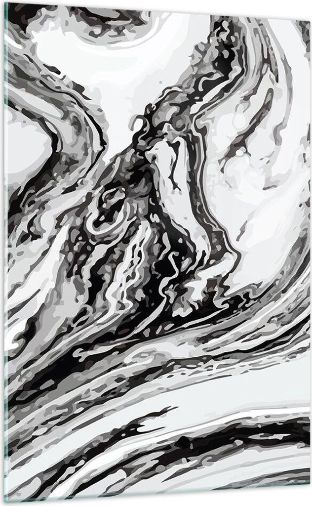 Bilder auf glas - Einteilig - Abstraktion modern - 70x100cm - Glasbilder - Wandbilder - Bilder - zum Aufhängen bereit - Wanddekoration aus Glas - ...