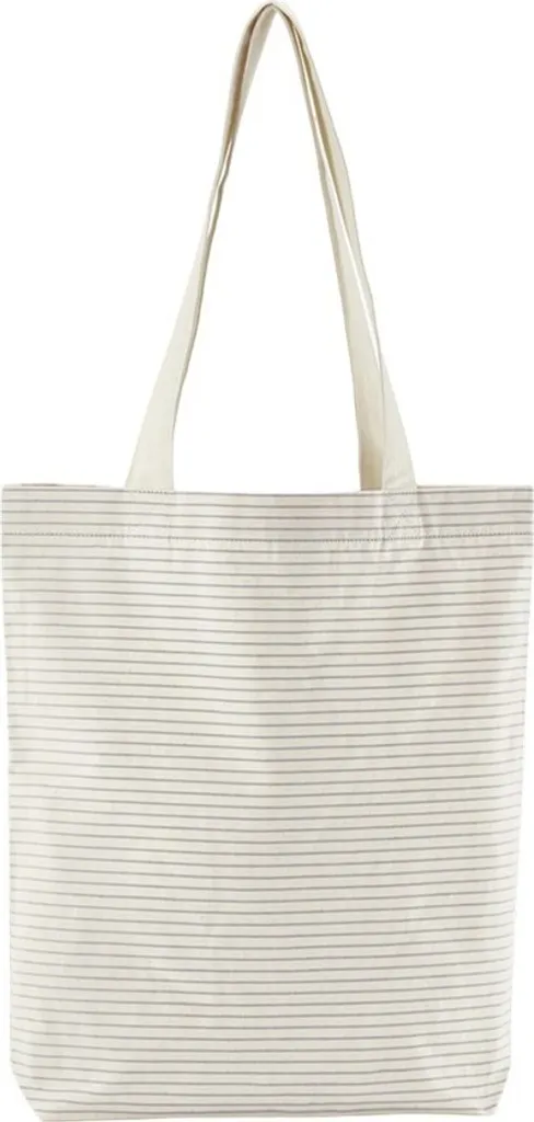 Westford Mill - Borsa tote, a righe, in Cotonelogico RW9840 (Taglia unica) (Grigio)
