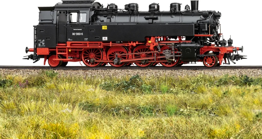 Locomotive à vapeur BR 86.0-8 DR Trix 25087 échelle H0 en métal sonore