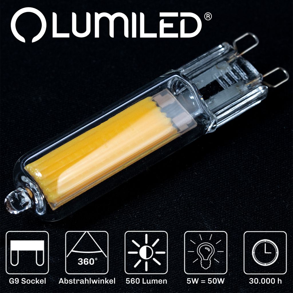 LUMILED LED Lampen G9 5er Set LEDs 5W = 50W | Kaufland.de