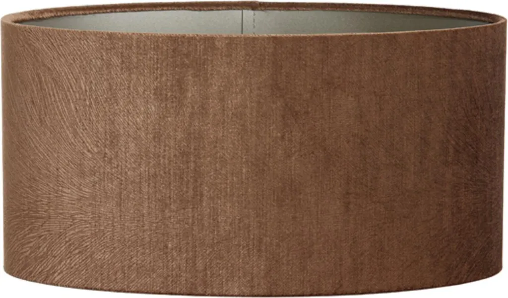 Abat-jour en Tissu Marron Lubis pour Lampe E27 - Design Contemporain
