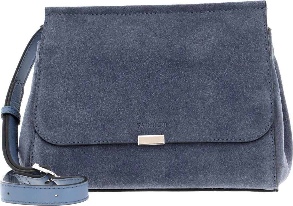 Sac crossbody Uppsala en cuir bleu pour femme SADDLER avec bandoulière