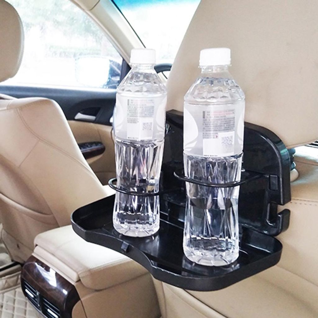 Kinderwagen-Getränkehalter Multifunktions-Doppel-Universal-Kinderwagen-Wasserflaschenhalter Universal-Kinderwagen-Snack-Tablett-Befestigung für Wasserflaschen-Handys 