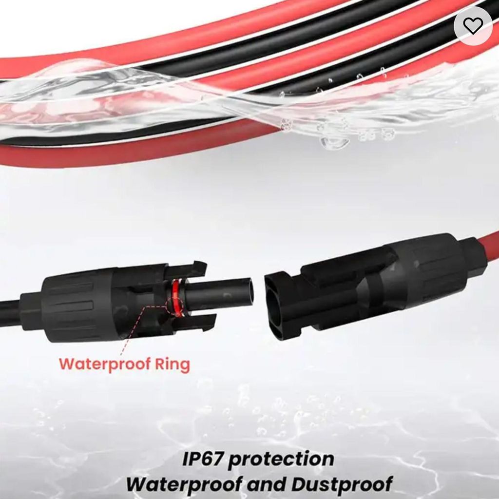 T-Stecker MC4 Solarstecker wasserdichter Dreiwegestecker T-Stecker MC4 Solarstecker wasserdichter Dreiwegestecker