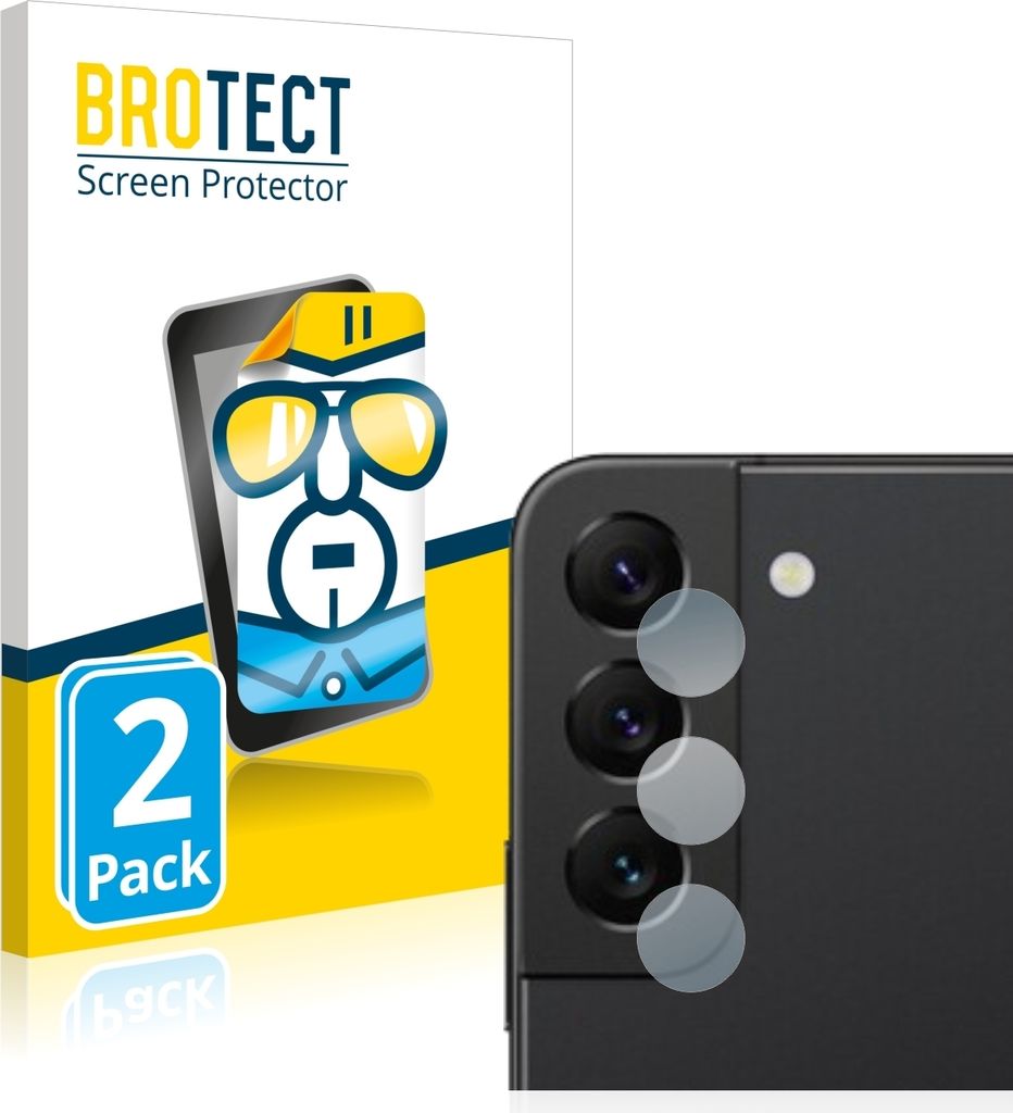 2x Für Samsung Galaxy S22 5G (NUR Kameraschutz) Schutzfolie BROTECT Displayschutz Display Schutz Folie Klar Transparent