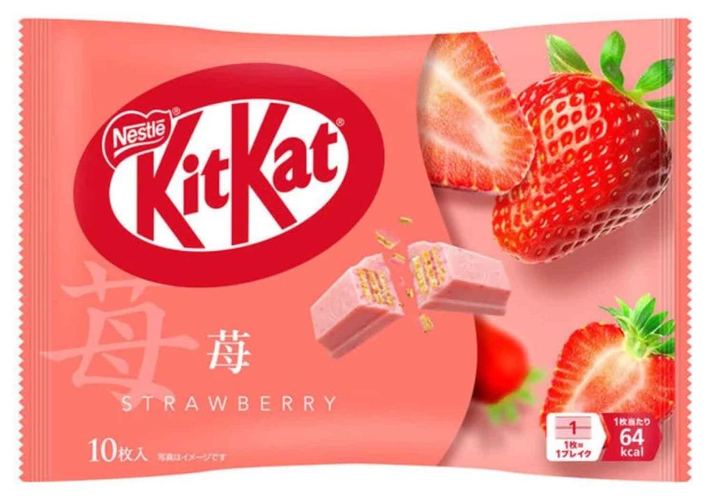 KitKat Strawberry 10er Produktbild 