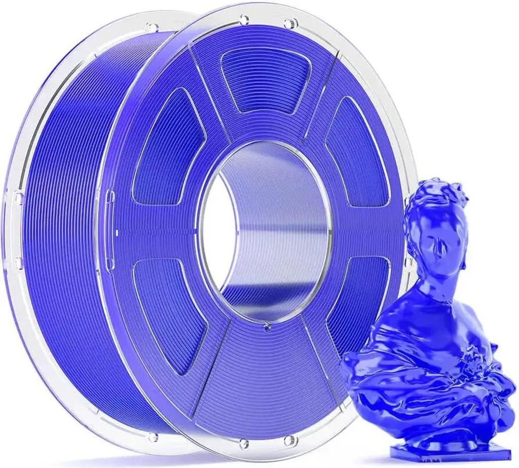 Filament PETG 1.75mm Haute Vitesse 600mm/s Blanc ±0.02mm Précision 1kg