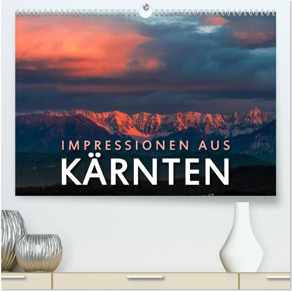Impressionen aus Kärnten (hochwertiger Premium Wandkalender 2026 DIN A2 quer), Kunstdruck in Hochglanz