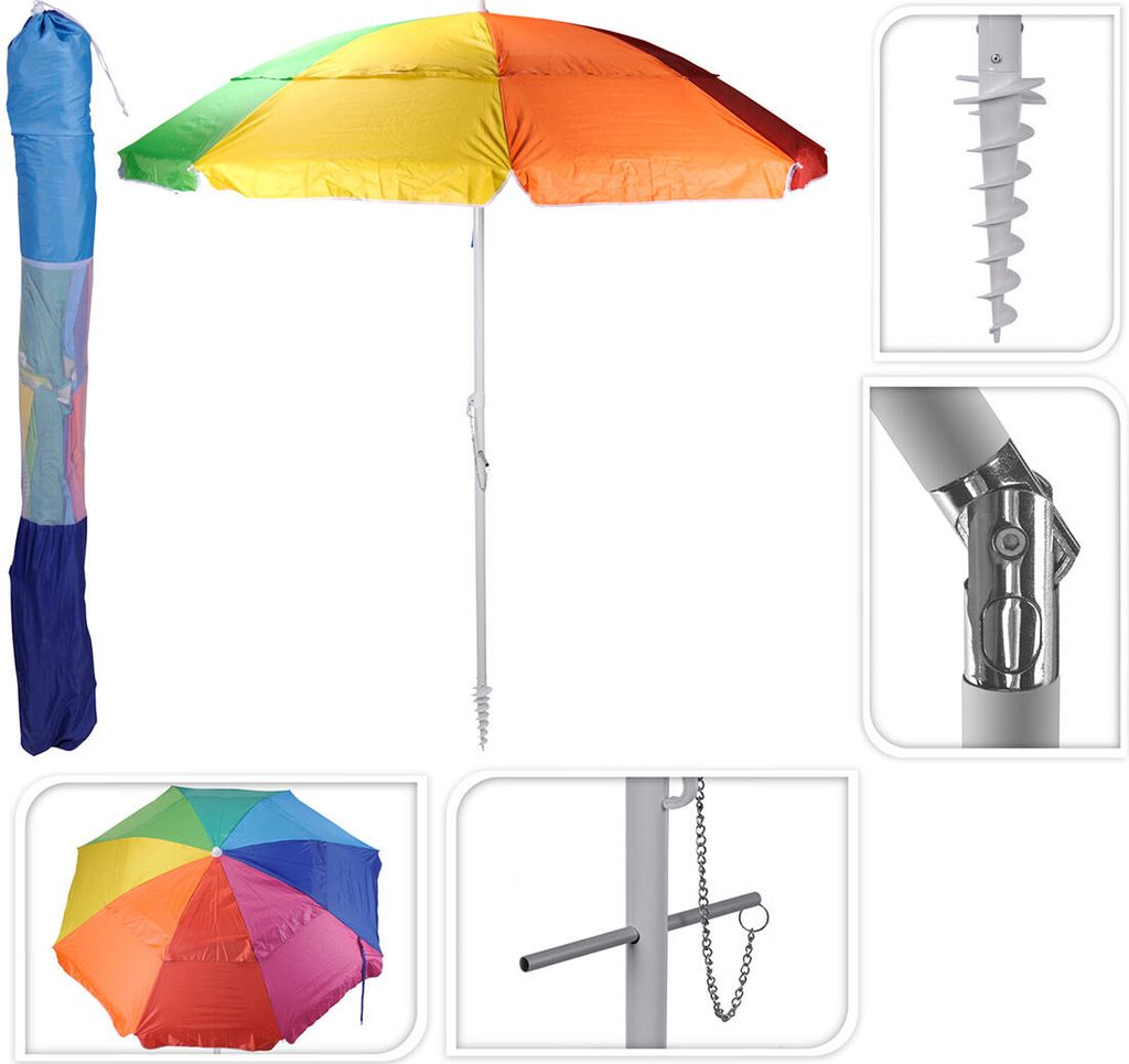 Parasol Articulé Multicolore ø220cm - Oem Image du produit 