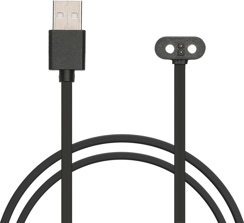 kwmobile kompatibel für Mojawa RunAir Mojo 2 USB Ladekabel - Charger für Smart Watch - Fitnesstracker Ersatzkabel