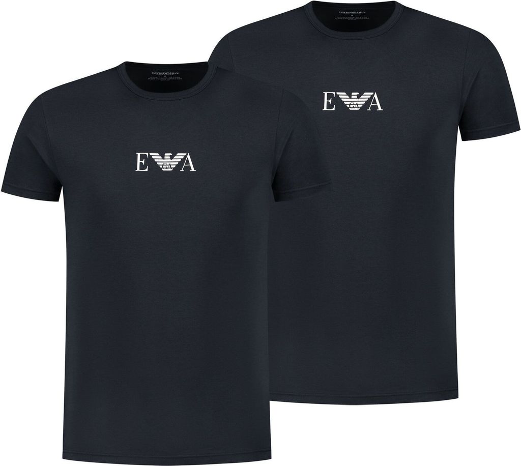 Emporio Armani Round Neck T-Shirt (2-pack) Produktbild 