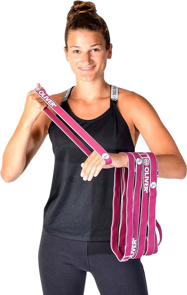Lot 10 bandes Oliver Tex-O pour musculation des fessiers et fitness