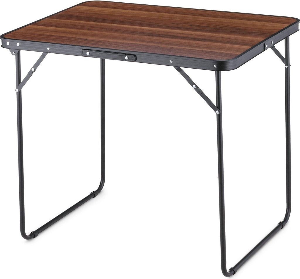 Outtec Klapptisch Campingtisch - 80 x 60 x 70 cm - Klein Tisch, Klapptisch, Balkontisch, Table - für Camping, Balkon, Garten, Strand